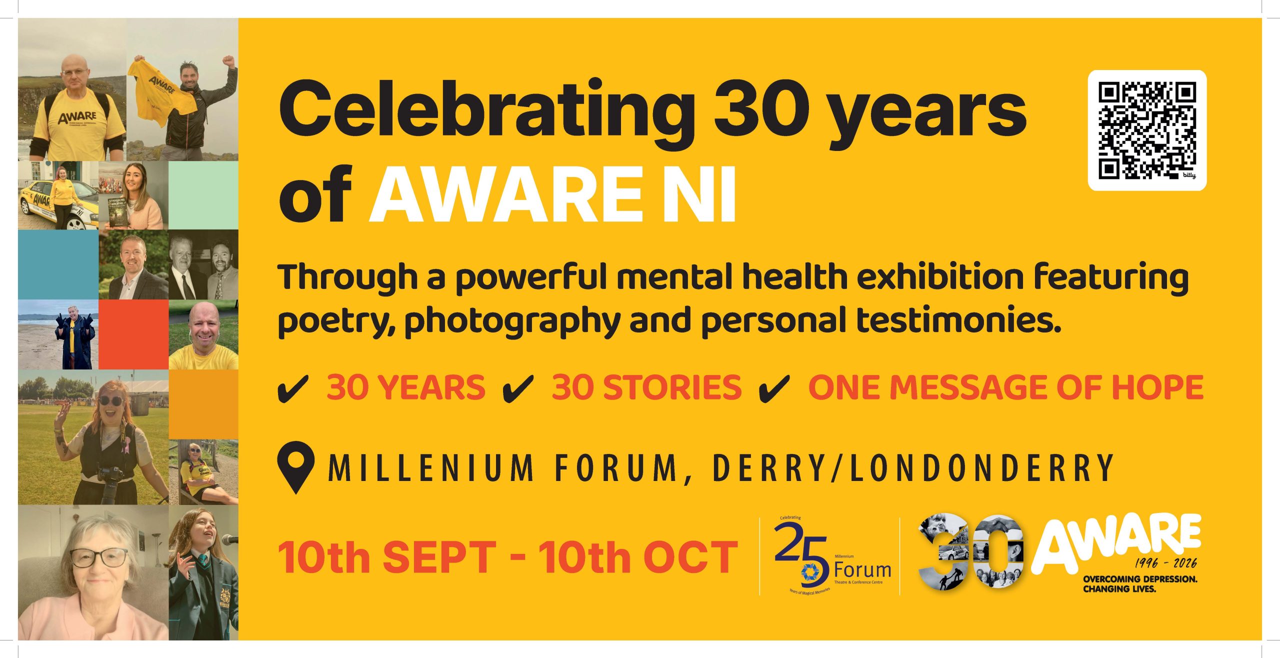 30 years of Mental Health Exhibition by AWARE NI