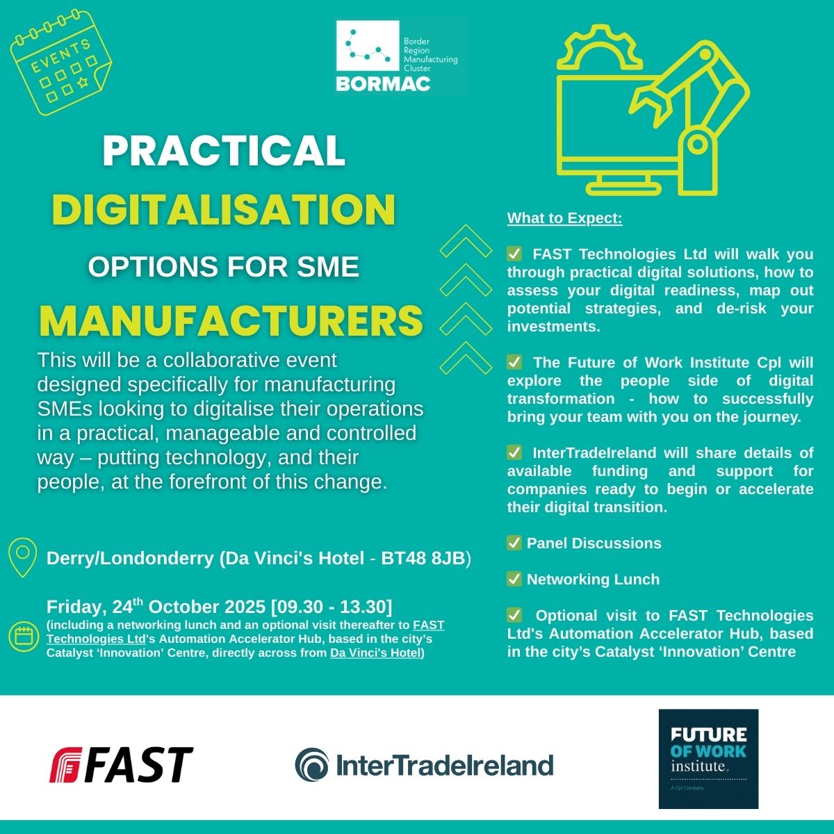 Practical Digitalisation Options for Manufacturers