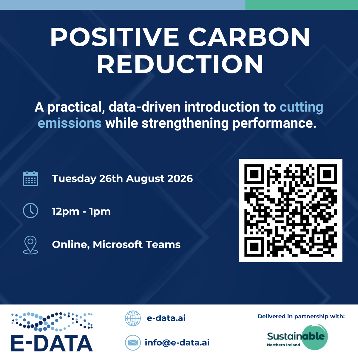 E-DATA Positive Carbon Reduction – Online