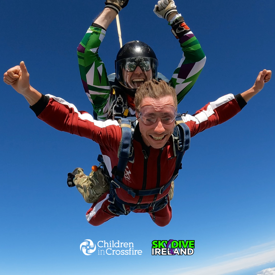 Charity Skydive: Skydive from 15,000ft with Skydive Ireland; Children in Crossfire